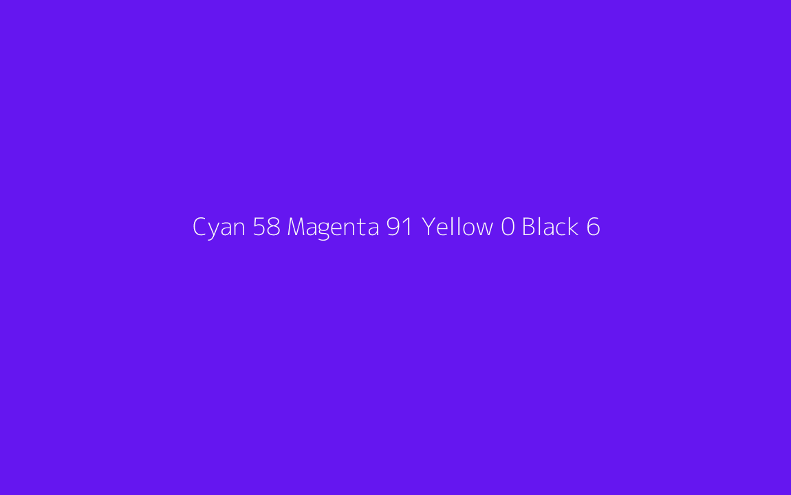 CMYK Color: Cyan 58 Magenta 91 Yellow 0 Black 6 CMYK name: Blue/purple CMYK Color: Cyan 58 Magenta 91 Yellow 0 Black 6 CMYK name: Blue/purple