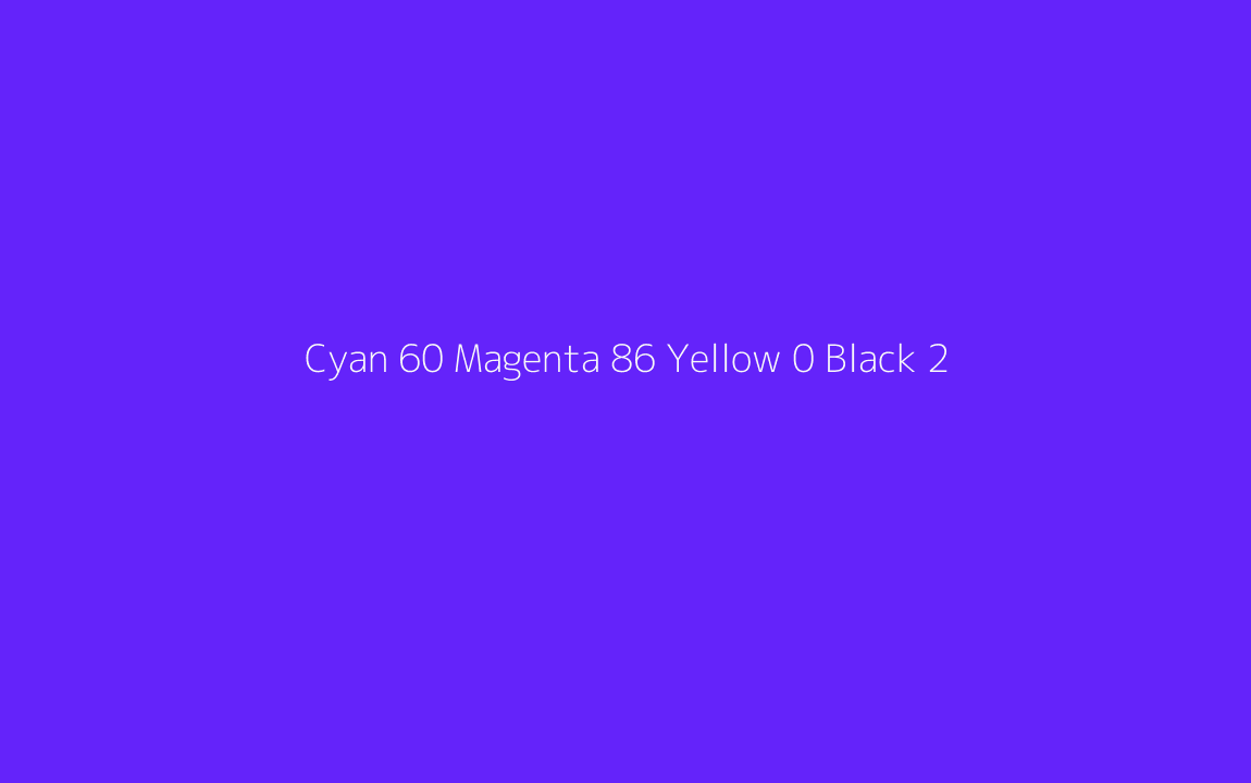 CMYK Color: Cyan 60 Magenta 86 Yellow 0 Black 2 CMYK name: Purplish blue CMYK Color: Cyan 60 Magenta 86 Yellow 0 Black 2 CMYK name: Purplish blue