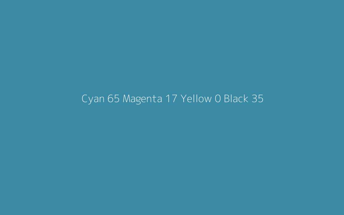 CMYK Color: Cyan 65 Magenta 17 Yellow 0 Black 35 CMYK name: Celadon blue CMYK Color: Cyan 65 Magenta 17 Yellow 0 Black 35 CMYK name: Celadon blue