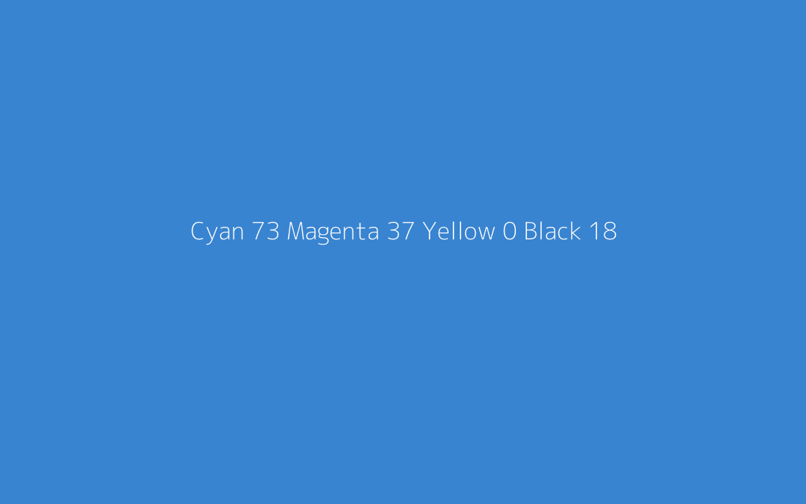 CMYK Color: Cyan 73 Magenta 37 Yellow 0 Black 18 CMYK name: Bright navy blue CMYK Color: Cyan 73 Magenta 37 Yellow 0 Black 18 CMYK name: Bright navy blue