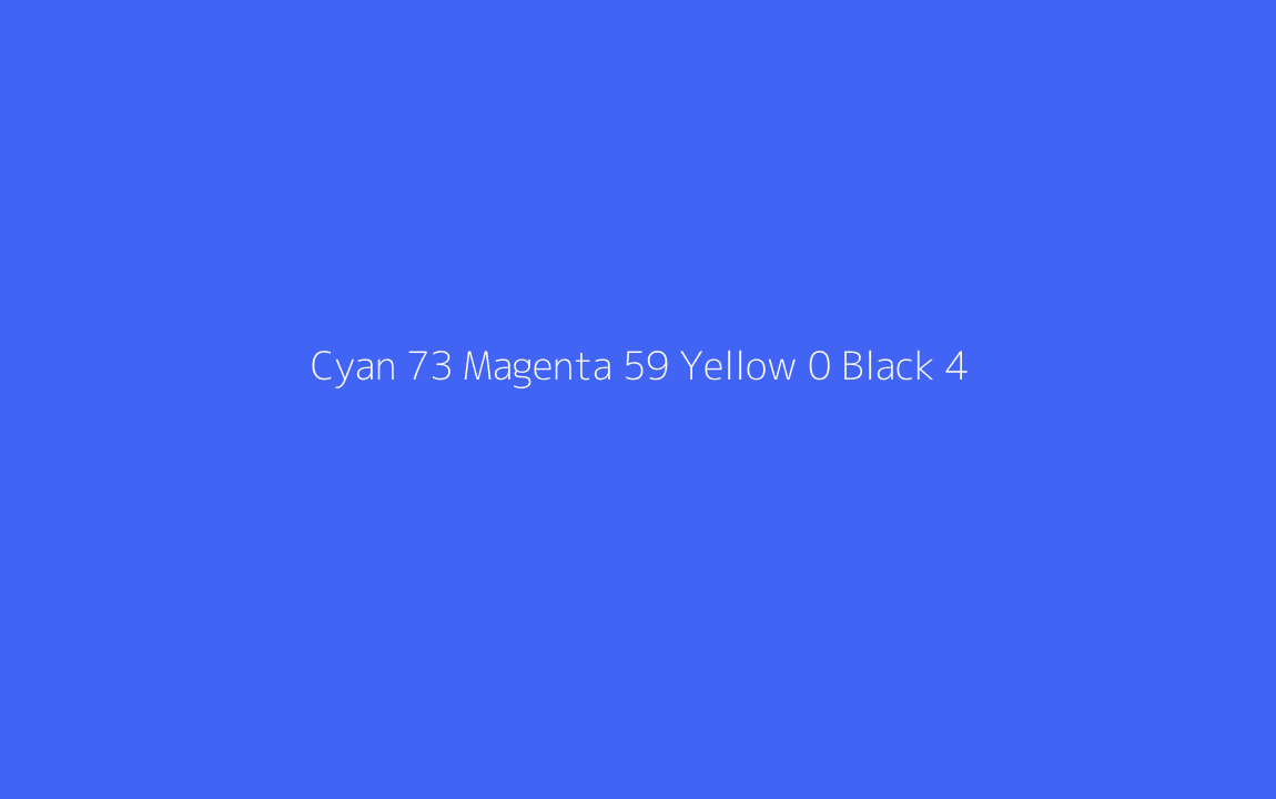 CMYK Color: Cyan 73 Magenta 59 Yellow 0 Black 4 CMYK name: Bright blue CMYK Color: Cyan 73 Magenta 59 Yellow 0 Black 4 CMYK name: Bright blue