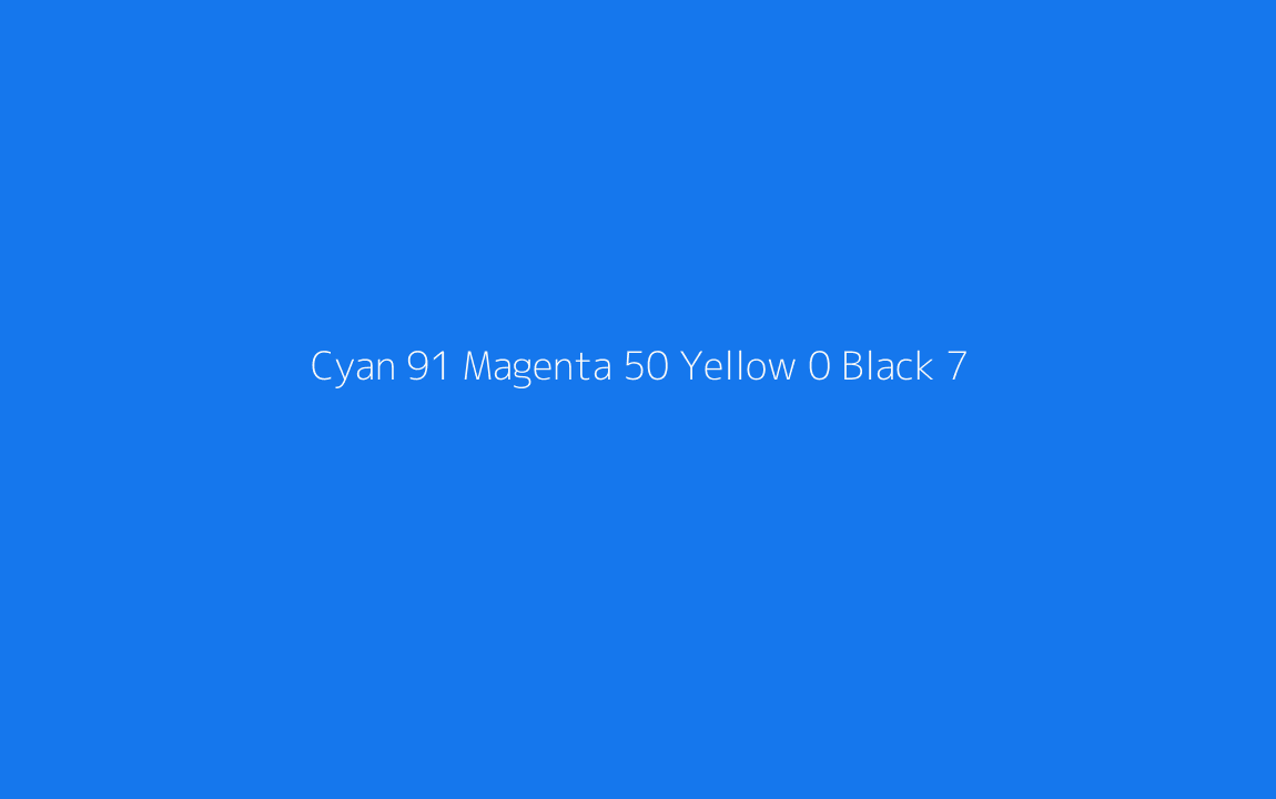CMYK Color: Cyan 91 Magenta 50 Yellow 0 Black 7 CMYK name: Cerulean blue CMYK Color: Cyan 91 Magenta 50 Yellow 0 Black 7 CMYK name: Cerulean blue