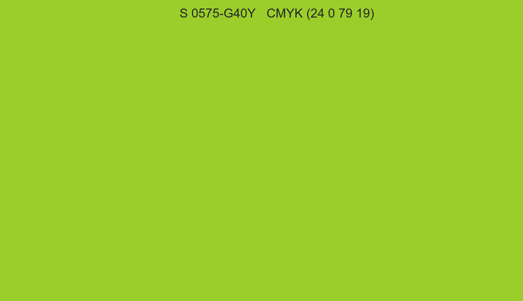 Color NCS S 0575-G40Y to CMYK (24 0 79 19) converter Color NCS S 0575-G40Y to CMYK (24 0 79 19) converter