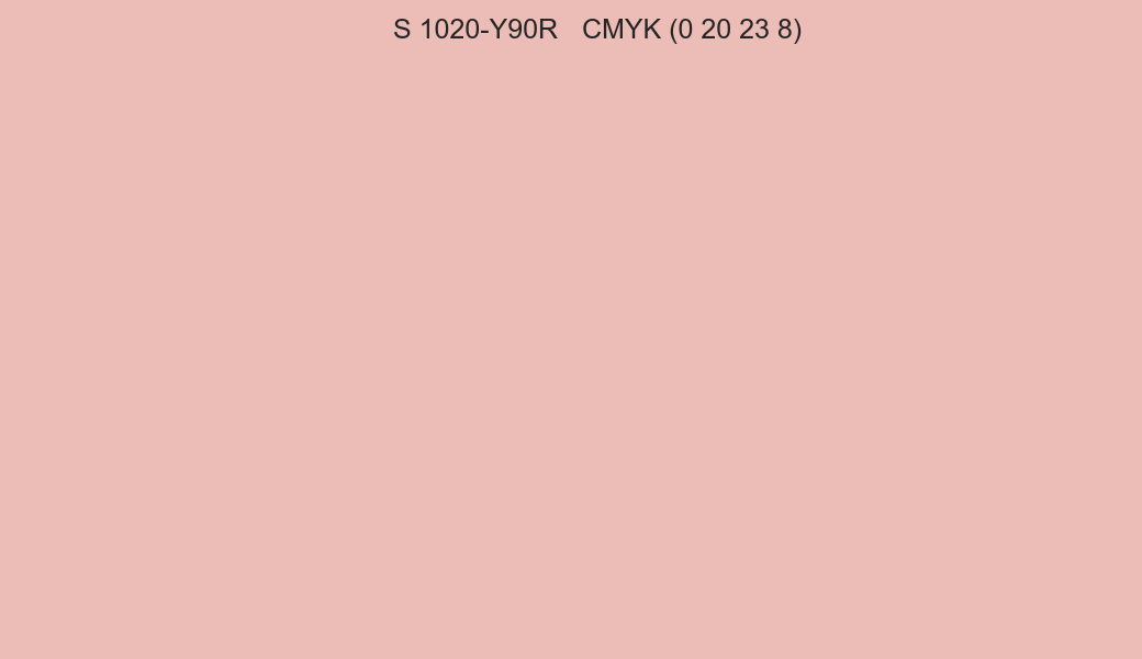 Color NCS S 1020-Y90R to CMYK (0 20 23 8) converter Color NCS S 1020-Y90R to CMYK (0 20 23 8) converter