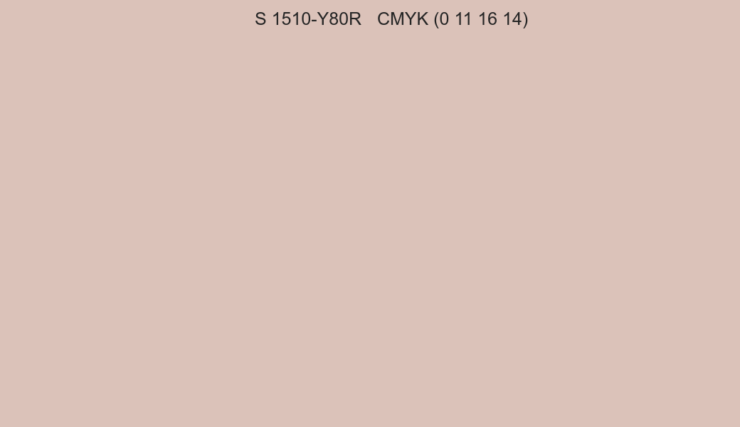 Color NCS S 1510-Y80R to CMYK (0 11 16 14) converter Color NCS S 1510-Y80R to CMYK (0 11 16 14) converter