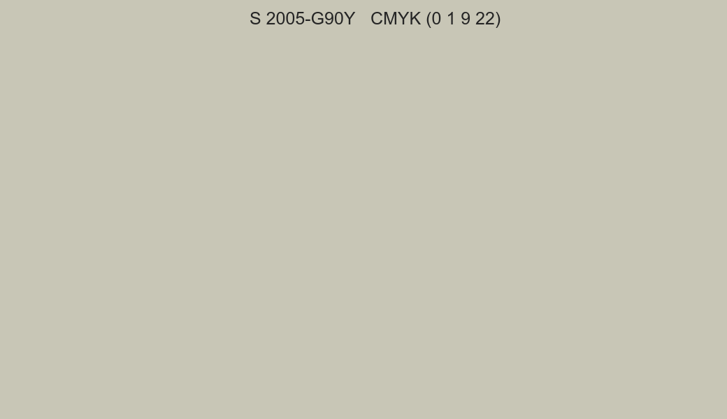 Color NCS S 2005-G90Y to CMYK (0 1 9 22) converter Color NCS S 2005-G90Y to CMYK (0 1 9 22) converter