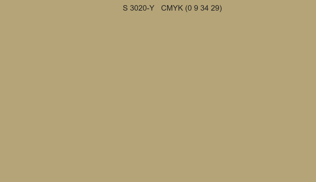 Color NCS S 3020-Y to CMYK (0 9 34 29) converter Color NCS S 3020-Y to CMYK (0 9 34 29) converter