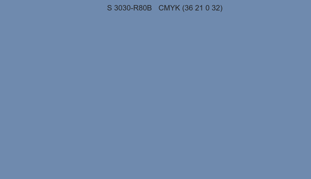 Color NCS S 3030-R80B to CMYK (36 21 0 32) converter Color NCS S 3030-R80B to CMYK (36 21 0 32) converter