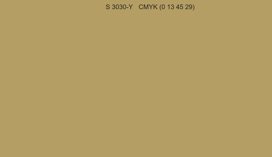 Color NCS S 3030-Y to CMYK (0 13 45 29) converter Color NCS S 3030-Y to CMYK (0 13 45 29) converter