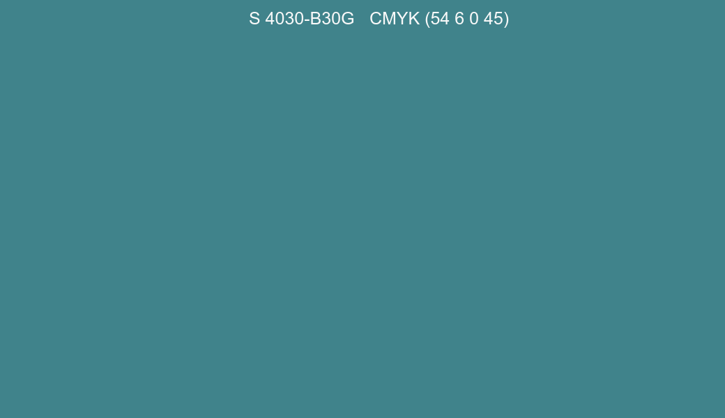 Color NCS S 4030-B30G to CMYK (54 6 0 45) converter Color NCS S 4030-B30G to CMYK (54 6 0 45) converter