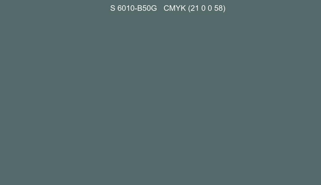 Color NCS S 6010-B50G to CMYK (21 0 0 58) converter Color NCS S 6010-B50G to CMYK (21 0 0 58) converter
