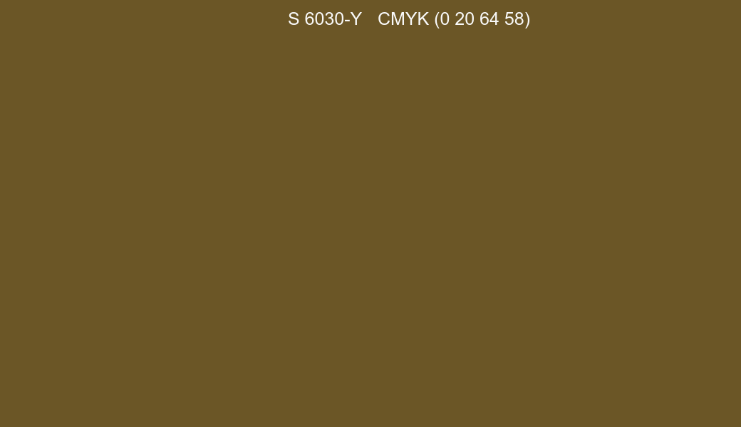 Color NCS S 6030-Y to CMYK (0 20 64 58) converter Color NCS S 6030-Y to CMYK (0 20 64 58) converter