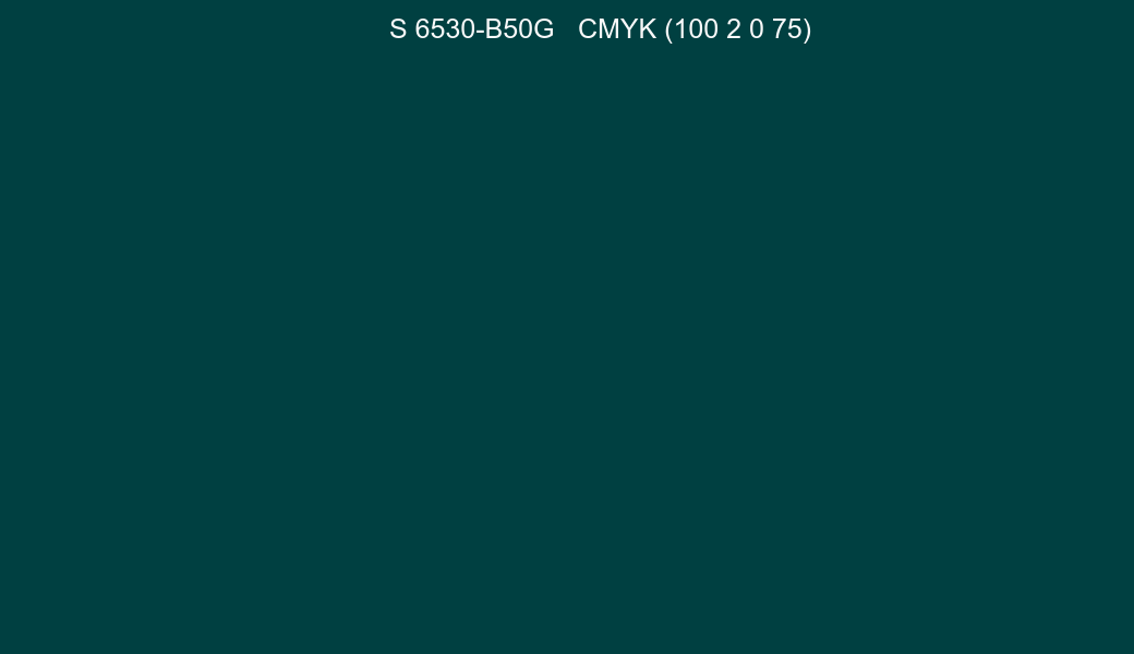 Color NCS S 6530-B50G to CMYK (100 2 0 75) converter Color NCS S 6530-B50G to CMYK (100 2 0 75) converter