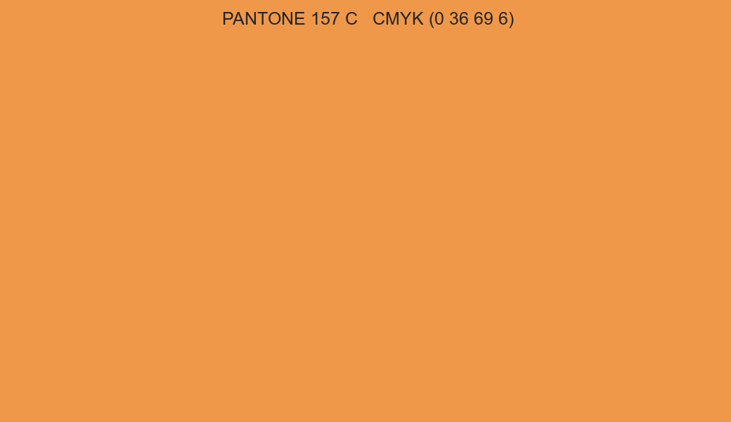 Color PANTONE 157 C to CMYK (0 36 69 6) converter