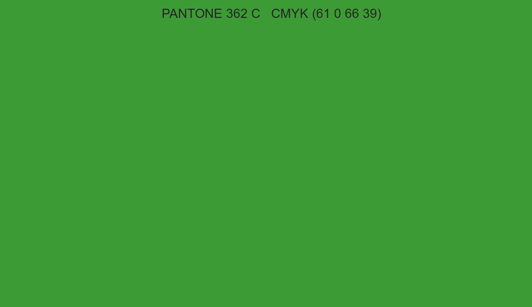 Color PANTONE 362 C to CMYK (61 0 66 39) converter