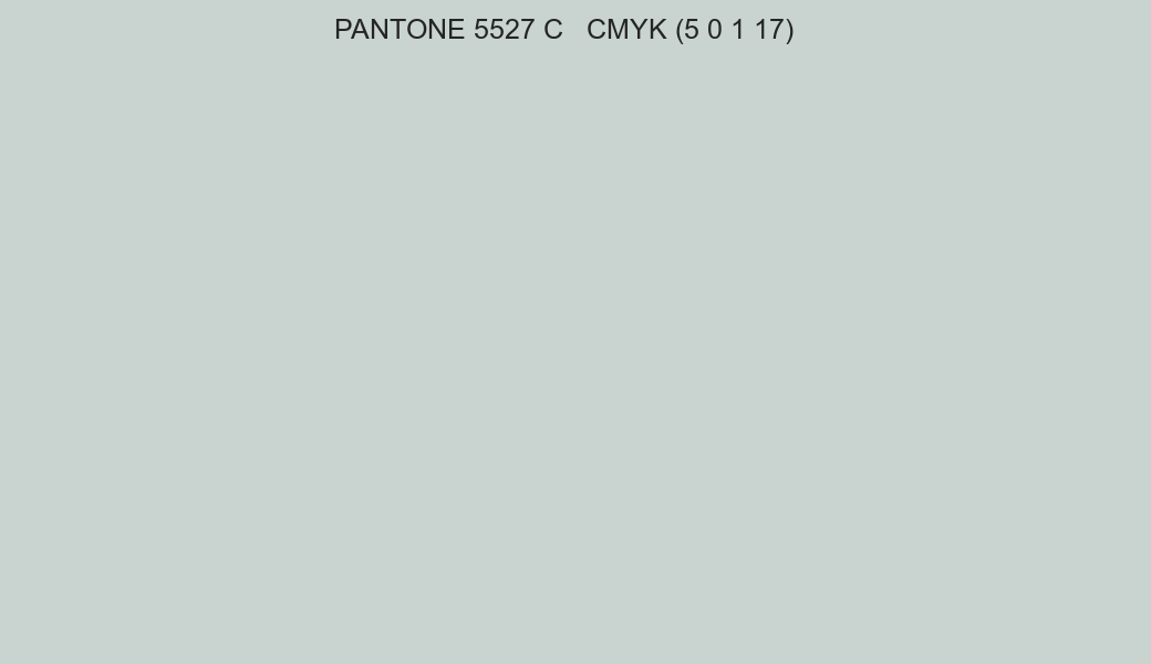 Color PANTONE 5527 C to CMYK (5 0 1 17) converter