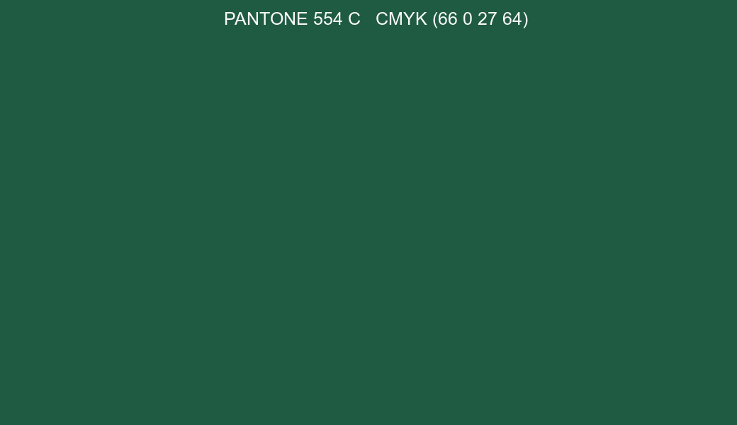 Color PANTONE 554 C to CMYK (66 0 27 64) converter