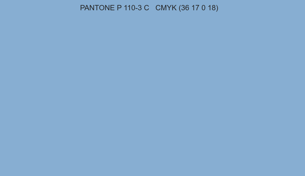Color PANTONE P 110-3 C to CMYK (36 17 0 18) converter Color PANTONE P 110-3 C to CMYK (36 17 0 18) converter