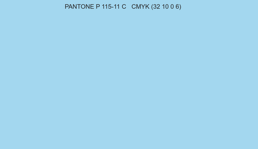 Color PANTONE P 115-11 C to CMYK (32 10 0 6) converter Color PANTONE P 115-11 C to CMYK (32 10 0 6) converter