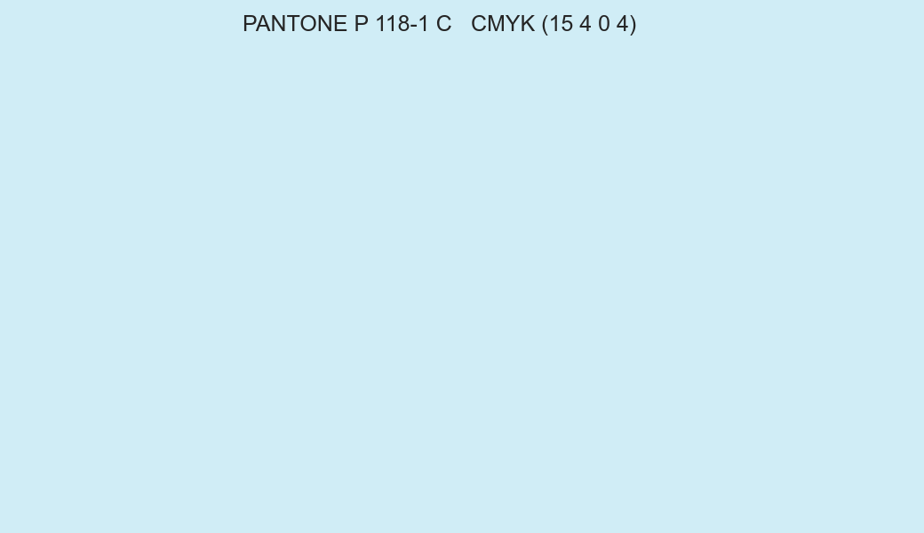 Color PANTONE P 118-1 C to CMYK (15 4 0 4) converter Color PANTONE P 118-1 C to CMYK (15 4 0 4) converter
