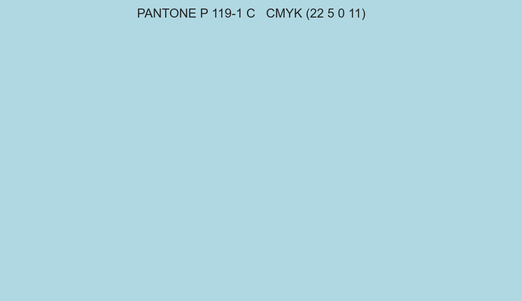 Color PANTONE P 119-1 C to CMYK (22 5 0 11) converter Color PANTONE P 119-1 C to CMYK (22 5 0 11) converter