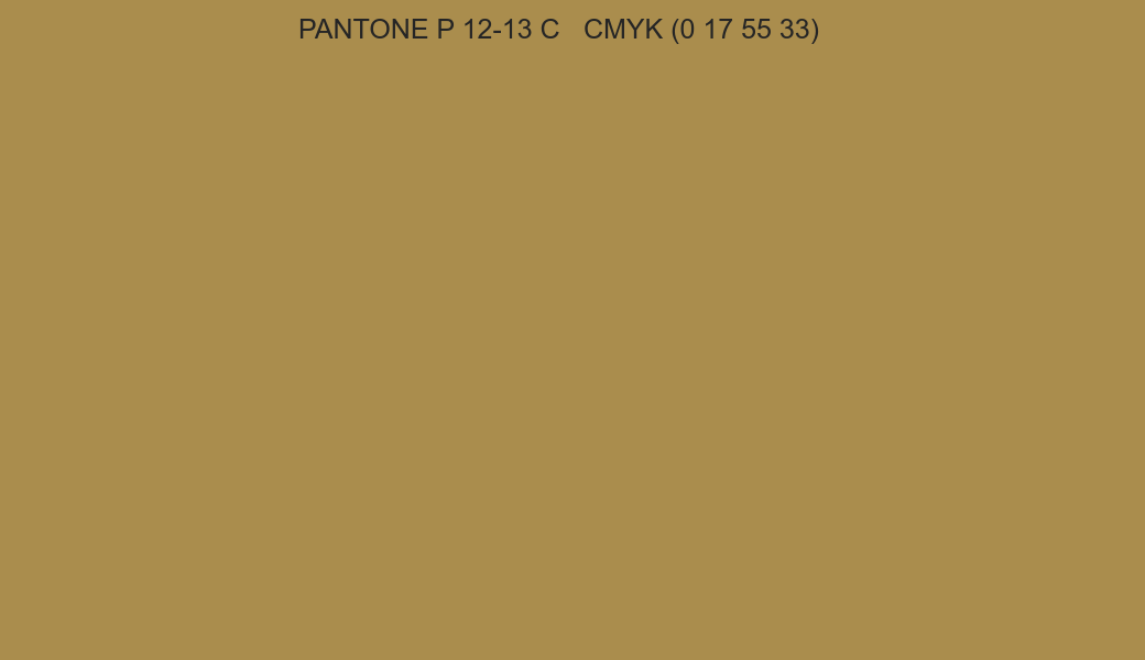 Color PANTONE P 12-13 C to CMYK (0 17 55 33) converter Color PANTONE P 12-13 C to CMYK (0 17 55 33) converter