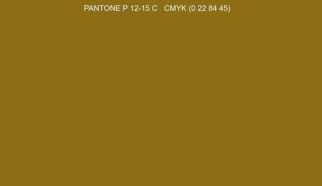 Color PANTONE P 12-15 C to CMYK (0 22 84 45) converter Color PANTONE P 12-15 C to CMYK (0 22 84 45) converter