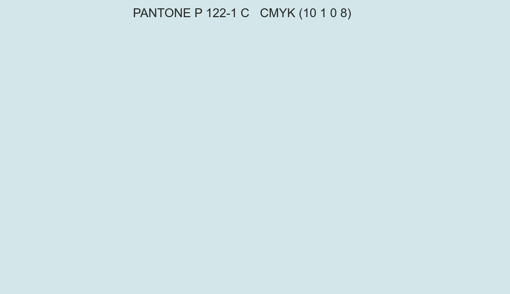 Color PANTONE P 122-1 C to CMYK (10 1 0 8) converter Color PANTONE P 122-1 C to CMYK (10 1 0 8) converter