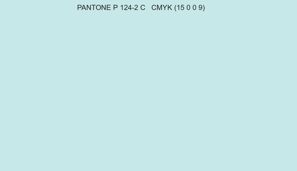 Color PANTONE P 124-2 C to CMYK (15 0 0 9) converter Color PANTONE P 124-2 C to CMYK (15 0 0 9) converter