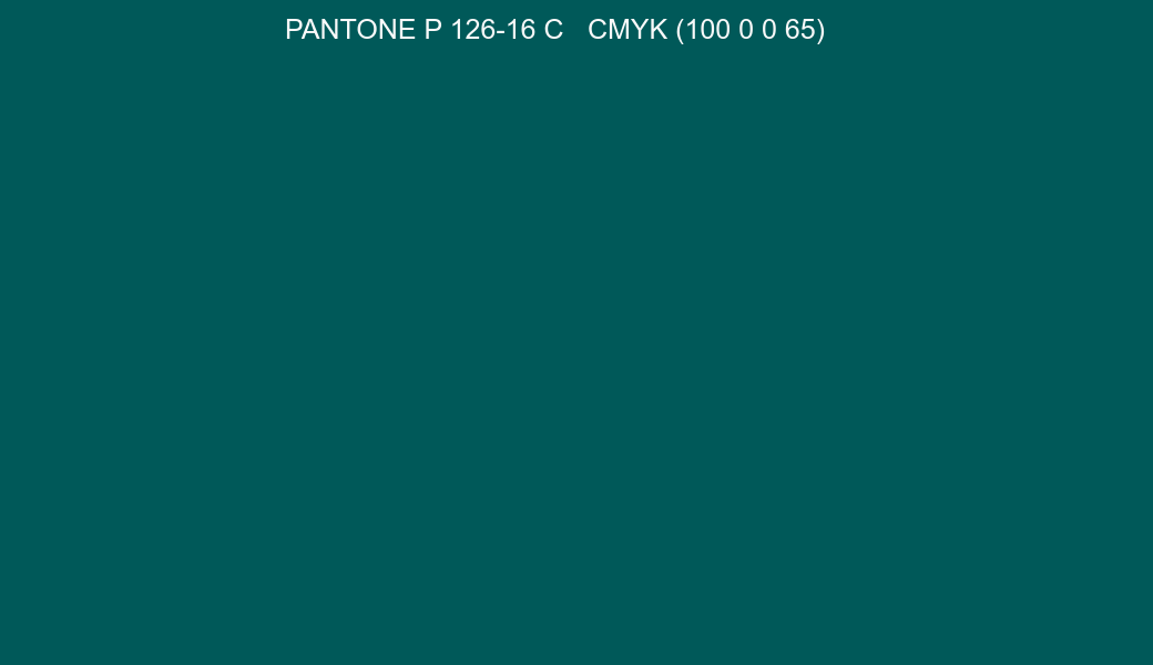 Color PANTONE P 126-16 C to CMYK (100 0 0 65) converter Color PANTONE P 126-16 C to CMYK (100 0 0 65) converter