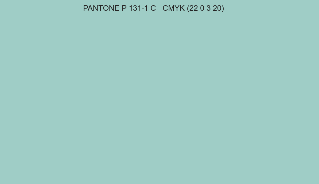 Color PANTONE P 131-1 C to CMYK (22 0 3 20) converter Color PANTONE P 131-1 C to CMYK (22 0 3 20) converter