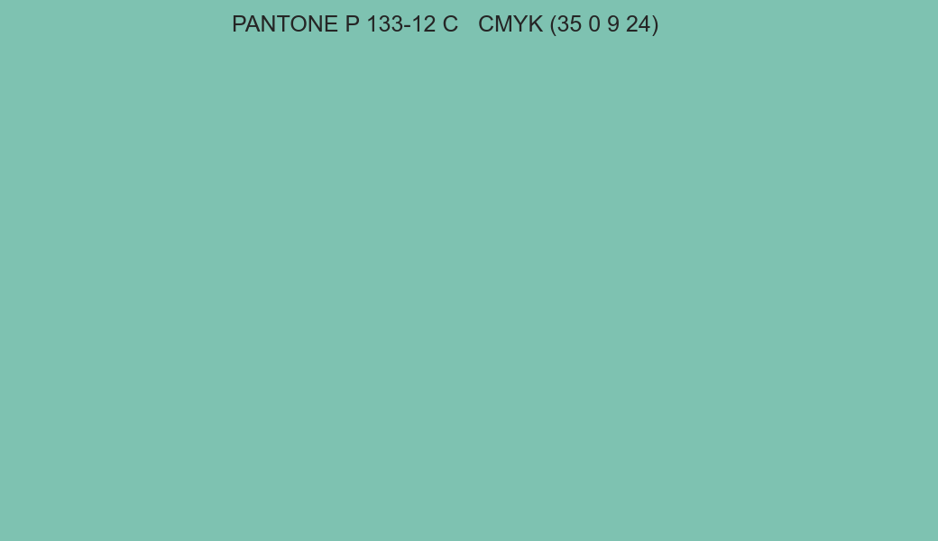 Color PANTONE P 133-12 C to CMYK (35 0 9 24) converter Color PANTONE P 133-12 C to CMYK (35 0 9 24) converter
