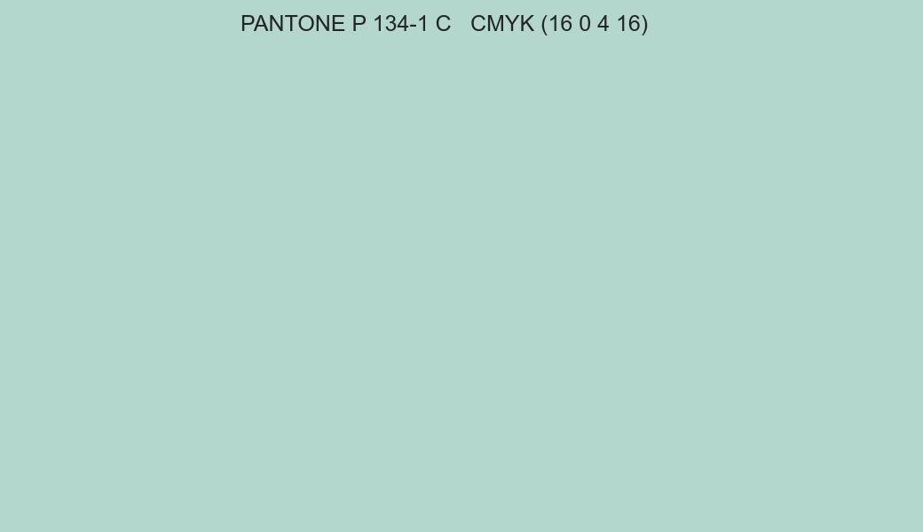 Color PANTONE P 134-1 C to CMYK (16 0 4 16) converter Color PANTONE P 134-1 C to CMYK (16 0 4 16) converter