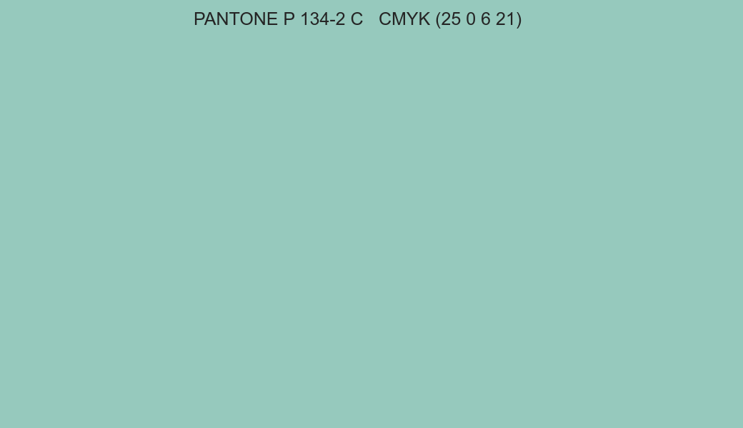 Color PANTONE P 134-2 C to CMYK (25 0 6 21) converter Color PANTONE P 134-2 C to CMYK (25 0 6 21) converter