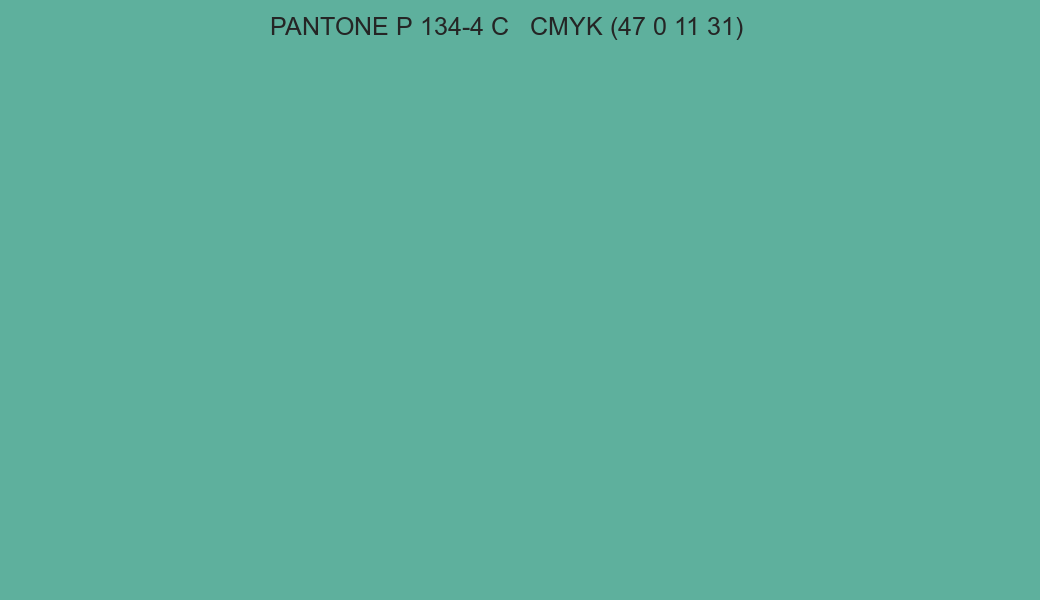 Color PANTONE P 134-4 C to CMYK (47 0 11 31) converter Color PANTONE P 134-4 C to CMYK (47 0 11 31) converter