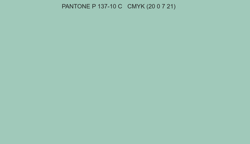 Color PANTONE P 137-10 C to CMYK (20 0 7 21) converter Color PANTONE P 137-10 C to CMYK (20 0 7 21) converter