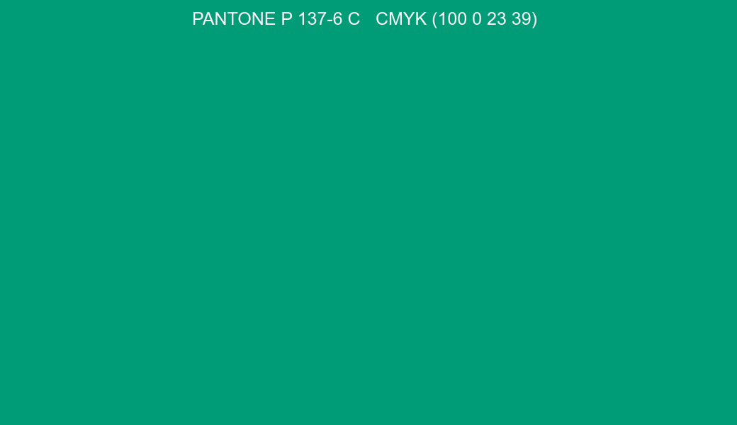 Color PANTONE P 137-6 C to CMYK (100 0 23 39) converter Color PANTONE P 137-6 C to CMYK (100 0 23 39) converter