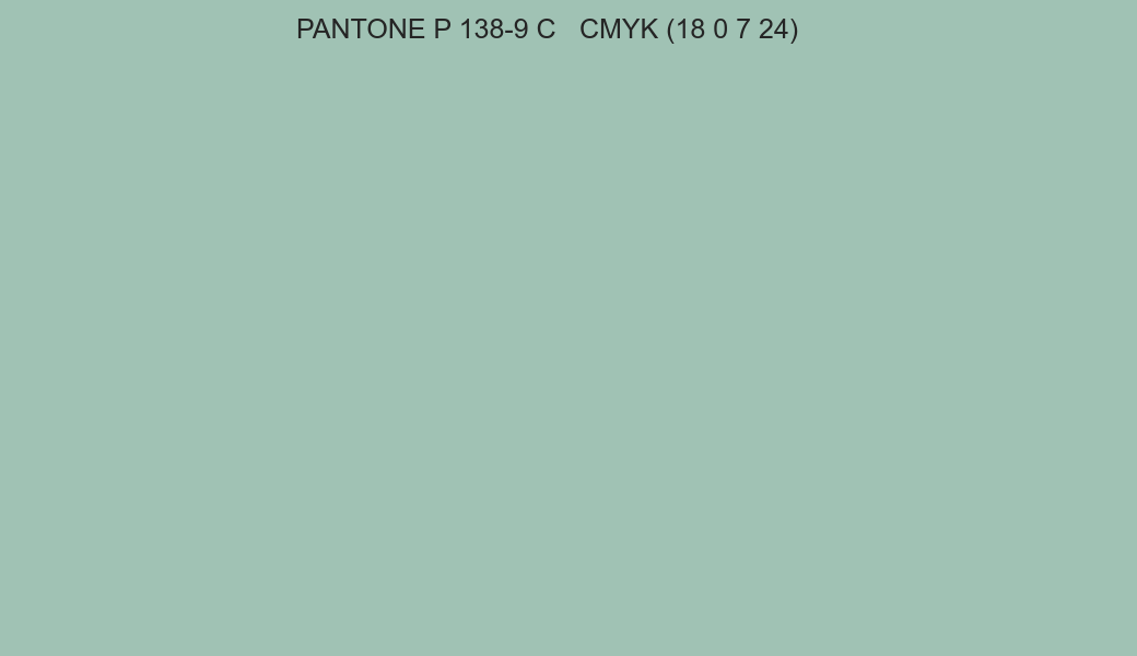 Color PANTONE P 138-9 C to CMYK (18 0 7 24) converter Color PANTONE P 138-9 C to CMYK (18 0 7 24) converter