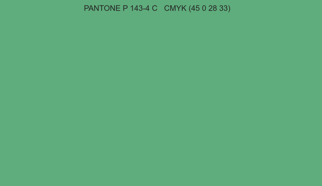 Color PANTONE P 143-4 C to CMYK (45 0 28 33) converter Color PANTONE P 143-4 C to CMYK (45 0 28 33) converter