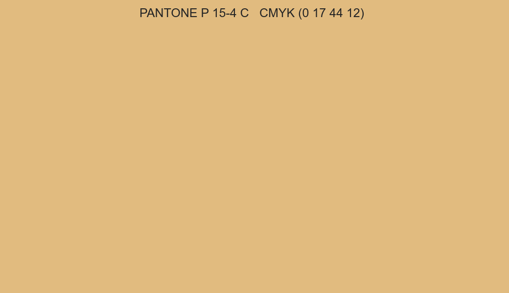 Color PANTONE P 15-4 C to CMYK (0 17 44 12) converter Color PANTONE P 15-4 C to CMYK (0 17 44 12) converter