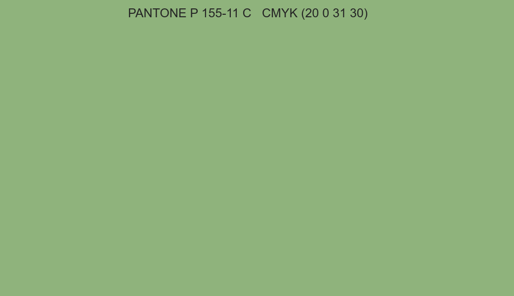 Color PANTONE P 155-11 C to CMYK (20 0 31 30) converter Color PANTONE P 155-11 C to CMYK (20 0 31 30) converter