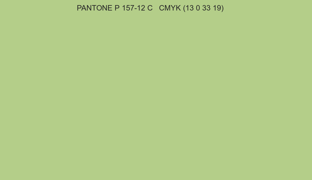 Color PANTONE P 157-12 C to CMYK (13 0 33 19) converter Color PANTONE P 157-12 C to CMYK (13 0 33 19) converter
