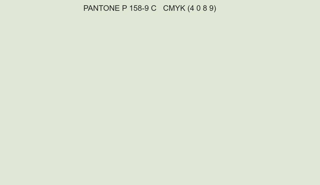 Color PANTONE P 158-9 C to CMYK (4 0 8 9) converter Color PANTONE P 158-9 C to CMYK (4 0 8 9) converter