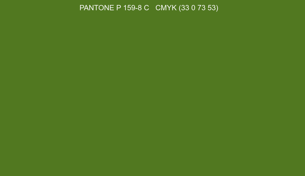Color PANTONE P 159-8 C to CMYK (33 0 73 53) converter Color PANTONE P 159-8 C to CMYK (33 0 73 53) converter