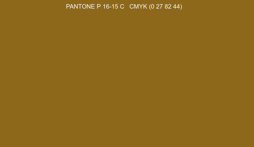 Color PANTONE P 16-15 C to CMYK (0 27 82 44) converter Color PANTONE P 16-15 C to CMYK (0 27 82 44) converter