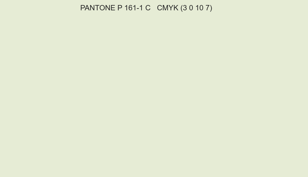 Color PANTONE P 161-1 C to CMYK (3 0 10 7) converter Color PANTONE P 161-1 C to CMYK (3 0 10 7) converter