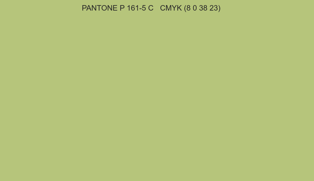 Color PANTONE P 161-5 C to CMYK (8 0 38 23) converter Color PANTONE P 161-5 C to CMYK (8 0 38 23) converter