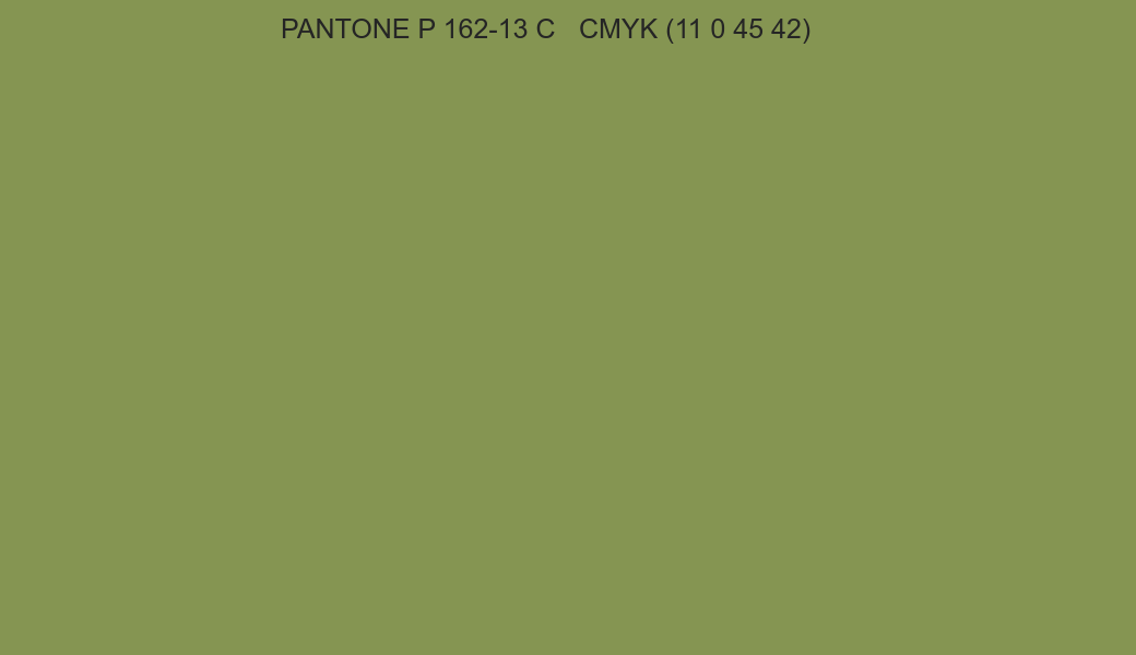 Color PANTONE P 162-13 C to CMYK (11 0 45 42) converter Color PANTONE P 162-13 C to CMYK (11 0 45 42) converter