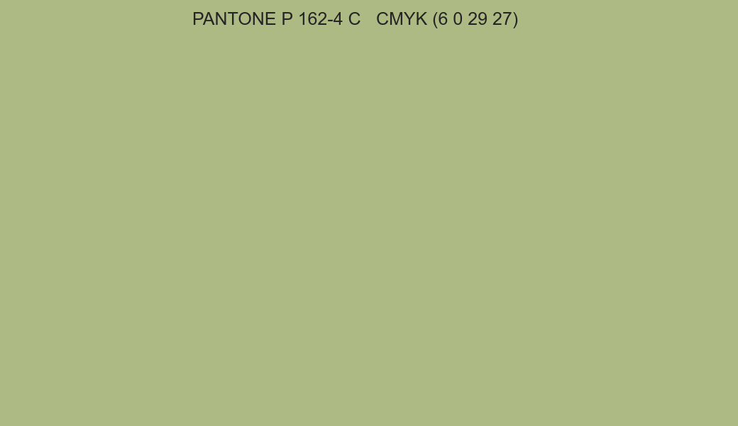 Color PANTONE P 162-4 C to CMYK (6 0 29 27) converter Color PANTONE P 162-4 C to CMYK (6 0 29 27) converter