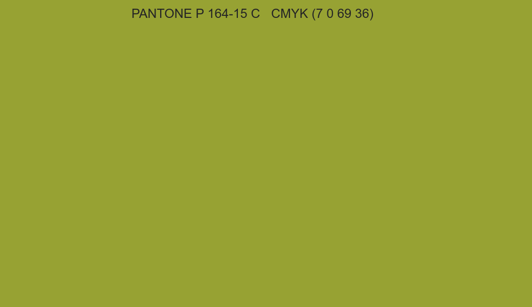 Color PANTONE P 164-15 C to CMYK (7 0 69 36) converter Color PANTONE P 164-15 C to CMYK (7 0 69 36) converter